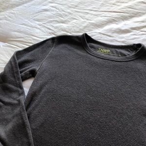 grey tna waffle long sleeve